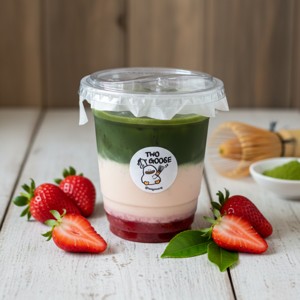 Strawberry Matcha Latte